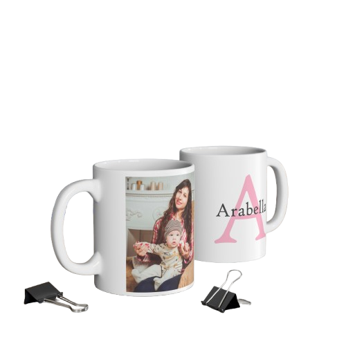 Personalised Mug for Her - Photo, Initial & Name